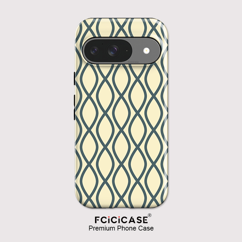 Google Pixel 9 Pro - Чехол Fcicicase с модным полосатым принтом